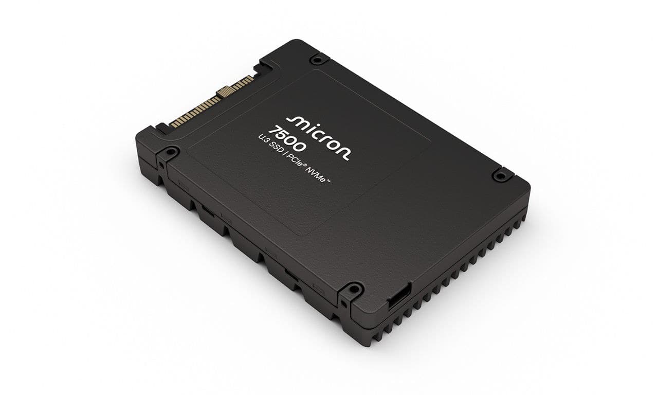 Micron 7500 MAX 1.6 TB U.3 PCI Express 4.0 NVMe 3D TLC NAND