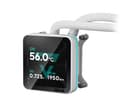 ASUS Prime SLC II 360 ARGB LCD Intel/AMD AIO Liquid CPU Cooler - White thumbnail 4