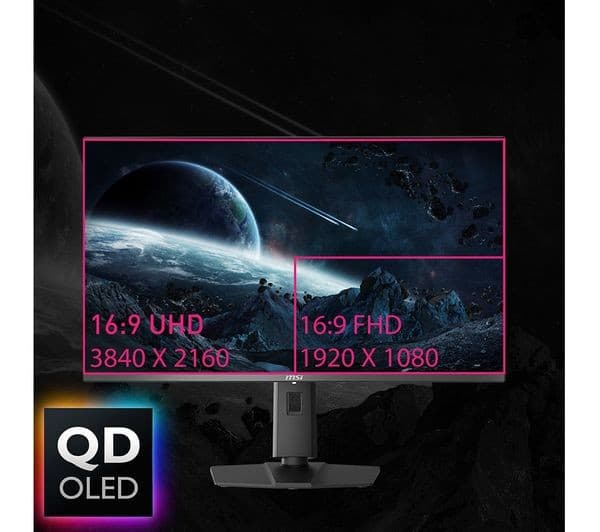 MSI MPG 321URX 4K Ultra HD 32" Quantum Dot QD-OLED Gaming Monitor - Black - Image 9