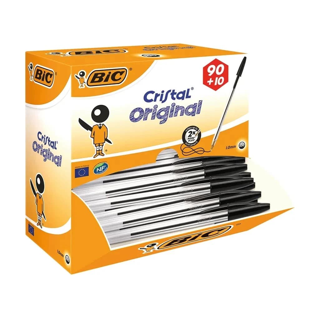 BIC Cristal - ballpoint pen - blue (pack of 100)