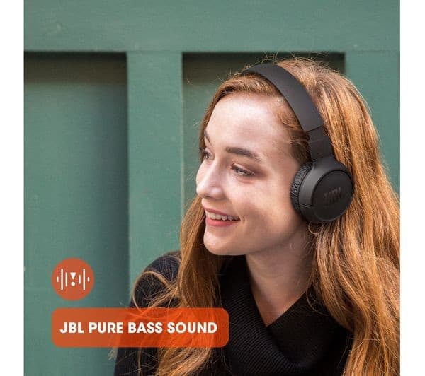 JBL Tune 510BT Wireless Bluetooth Headphones - Black - Image 2