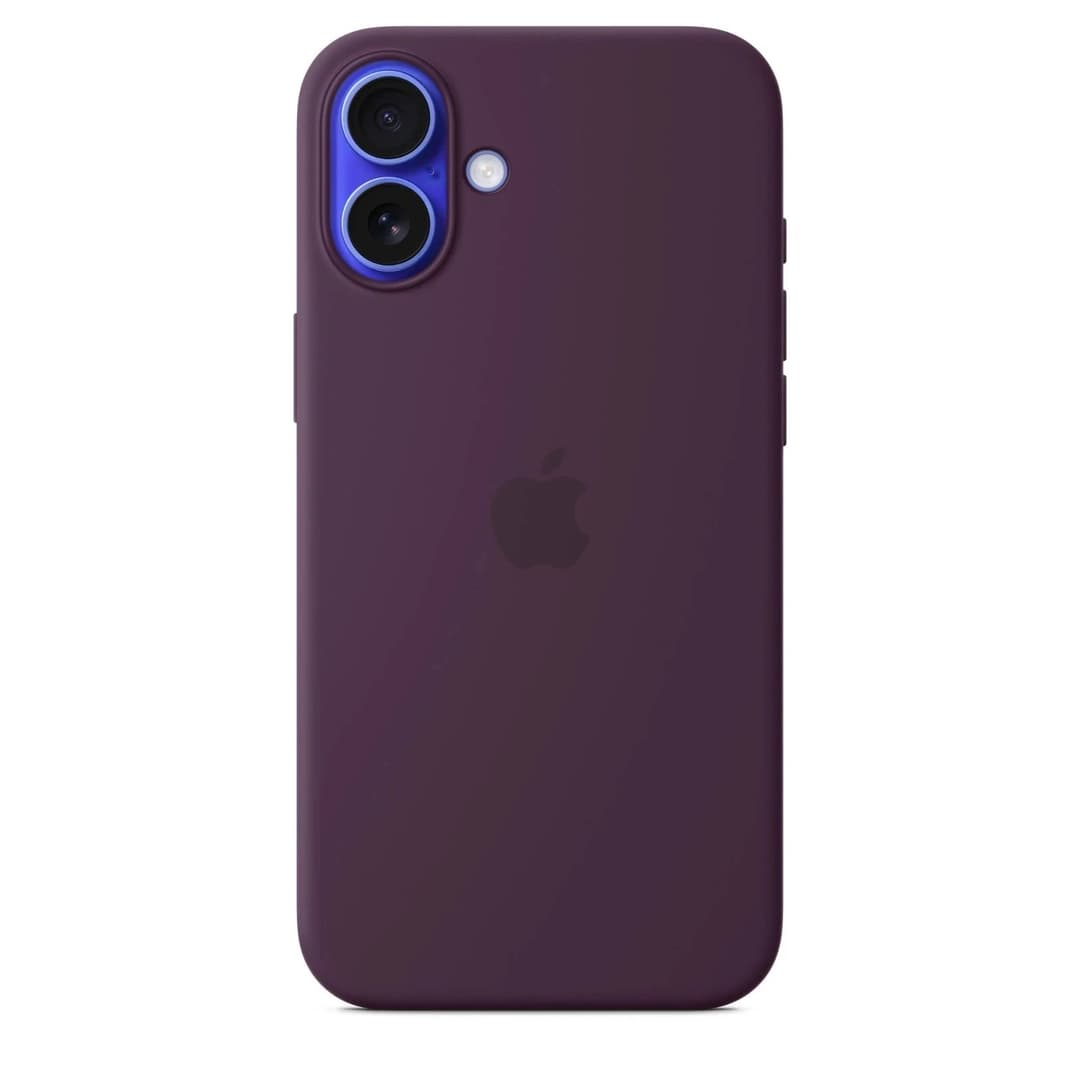 Genuine Apple iPhone 16 Plus Silicone Case with MagSafe Plum (Purple) MYYD3ZM/A - Image 3