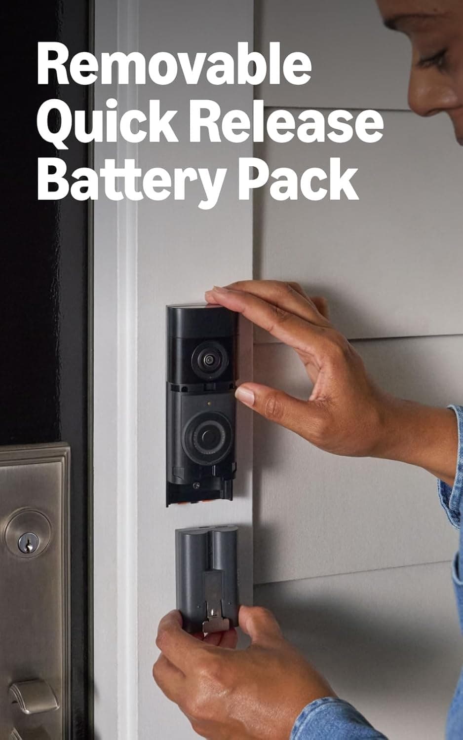 Ring Battery Video Doorbell Plus (newest gen), DIY Wireless Video Doorbell Camera, Retinal 2K, 6x Zoom, Easy to install, Quick Release Battery Pack, 30-day free trial of Ring Subscription Plan - Image 4