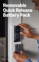 Ring Battery Video Doorbell Plus (newest gen), DIY Wireless Video Doorbell Camera, Retinal 2K, 6x Zoom, Easy to install, Quick Release Battery Pack, 30-day free trial of Ring Subscription Plan thumbnail 4