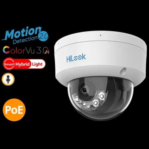 HiLook IPC-D149HAA-LU(2.8mm) 4 MP ColorVu 3.0 Fixed Dome Network Camera 2.8mm - Image 1