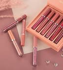 6 Pcs Matte Liquid Lipstick Set Nude Lip Gloss Non-Stick Cup Not Fade Waterproof Long Lasting Lip Sticks Gift For Make Up Women (Set B) thumbnail 5