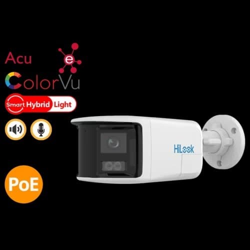 HiLook IPC-B469HAD-LUF/SL(2.8mm) 6MP Dual Lens Fixed Lens Bullet Camera