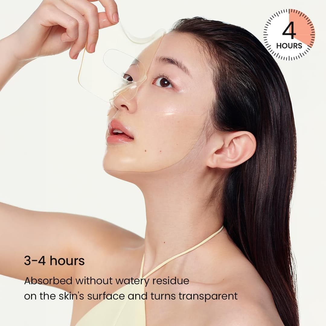 BIODANCE Vita Niacinamide Hydrogel Overnight Face Mask 4 PCs - Image 5