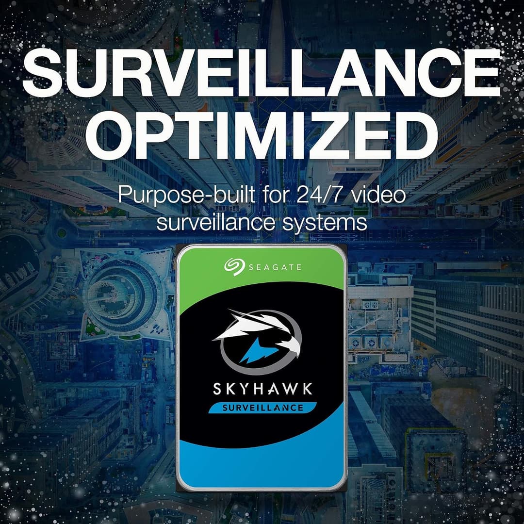 Seagate SkyHawk 4TB Internal Surveillance Hard Drive | 3.5" SATA 6 Gb/s (ST4000VXZ16) - Image 5