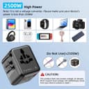 HAVAL 25W FAST CHARGER+UNIVERSAL ADAPTER , COMES WITH 2 USB-C, 1 USB-A PORT thumbnail 6