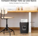 Bonsaii 8-Sheet Cross-Cut Paper Shredder for Home Office,P-4 Security C261-C thumbnail 6