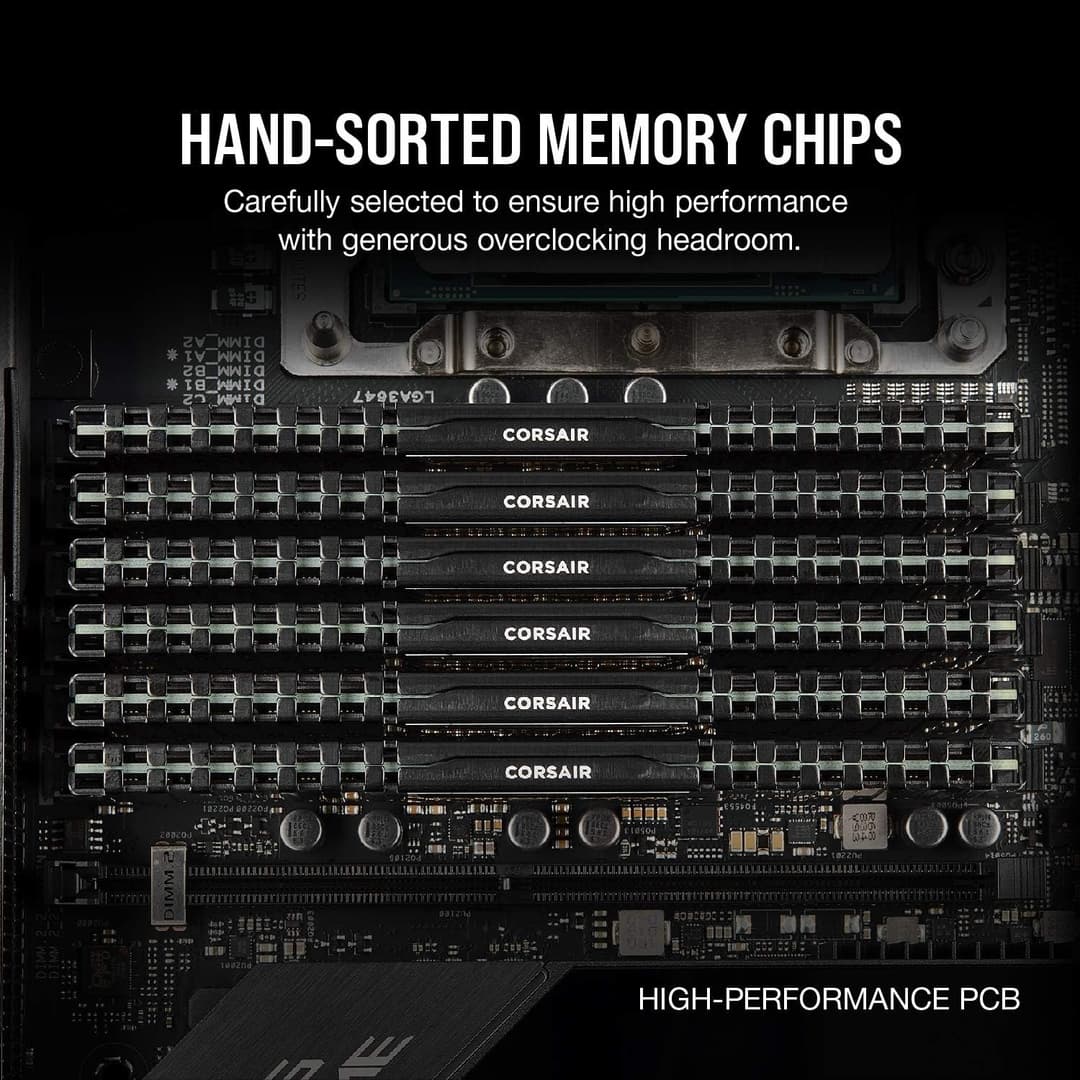 Corsair CMK32GX4M2B3200C16 Vengeance LPX 32 GB (2 x 16 GB) DDR4 3200 MHz C16 XMP 2.0 High Performance Desktop Memory Kit - Black - Image 4