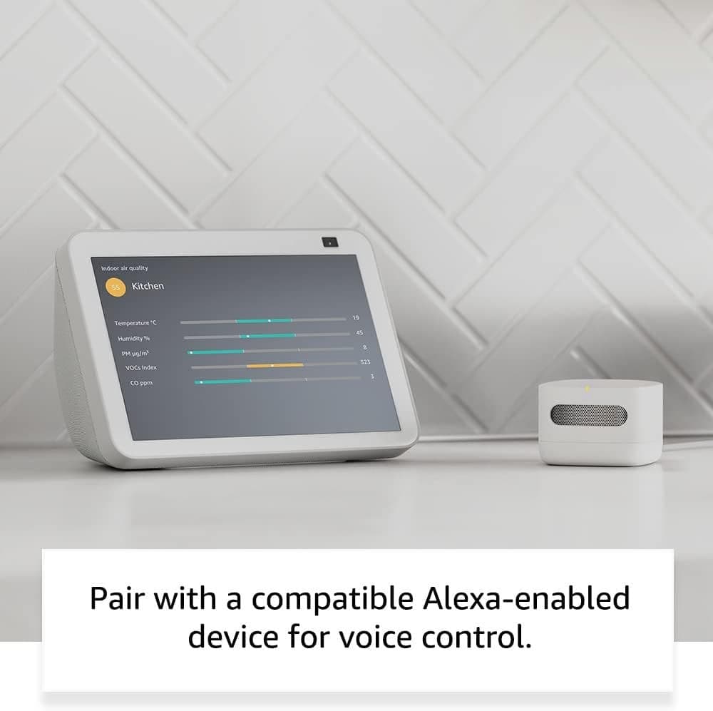 Amazon Smart Air Quality Monitor (Newest gen) | Know your air, Works with Alexa - Image 5