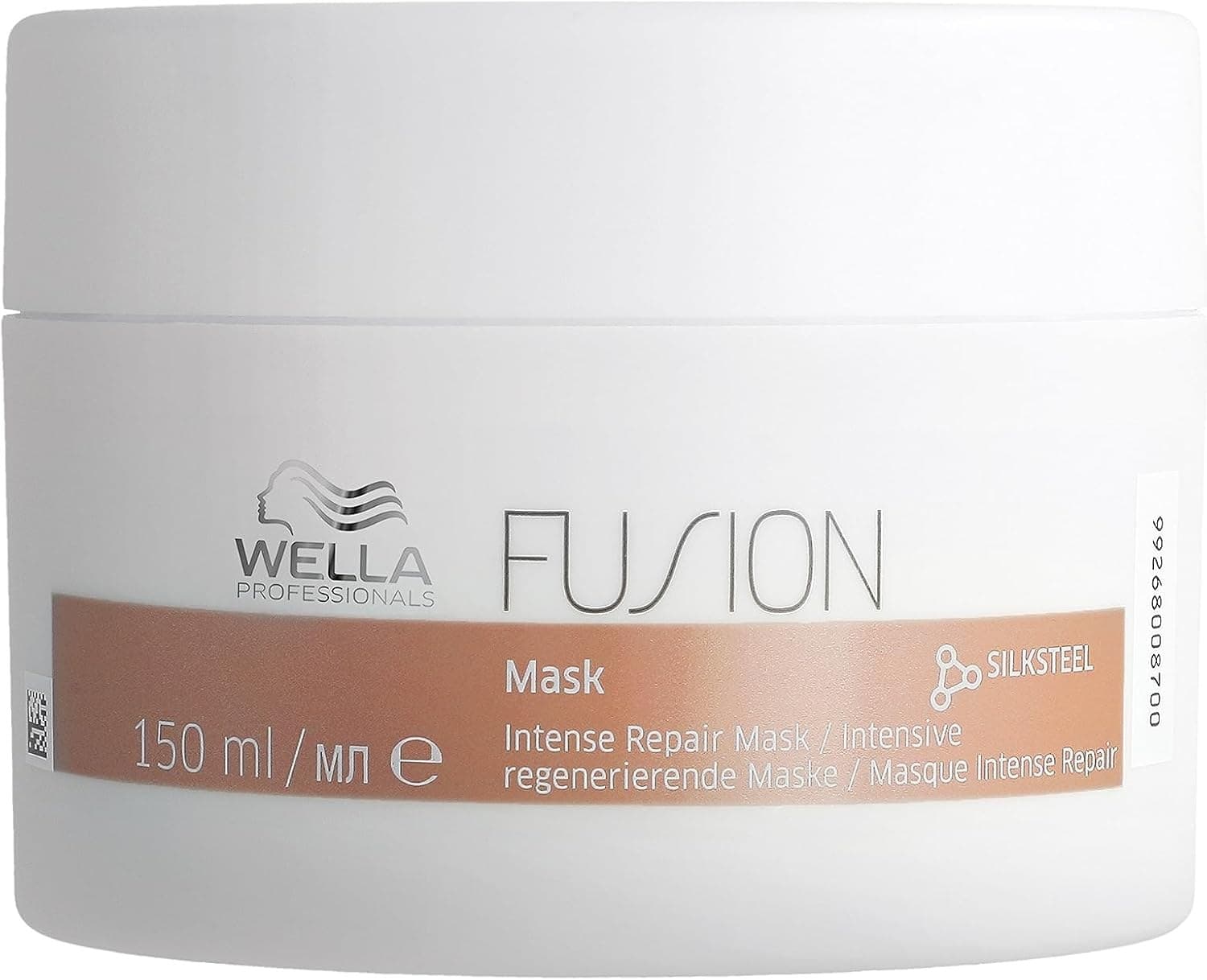 Wella Professionals Fusion Intense Repair Mask - Intense Repair Detangling Hair Mask for Dry & Damaged Hair - Smoothening, Boost Shine & Protect Hair Against Breakage 150ml