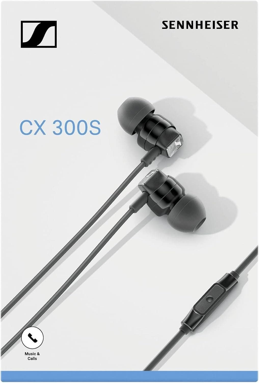 Sennheiser CX 300S Ear-Canal Headphones with Universal Smart Remote - Black, 508593 - Image 2