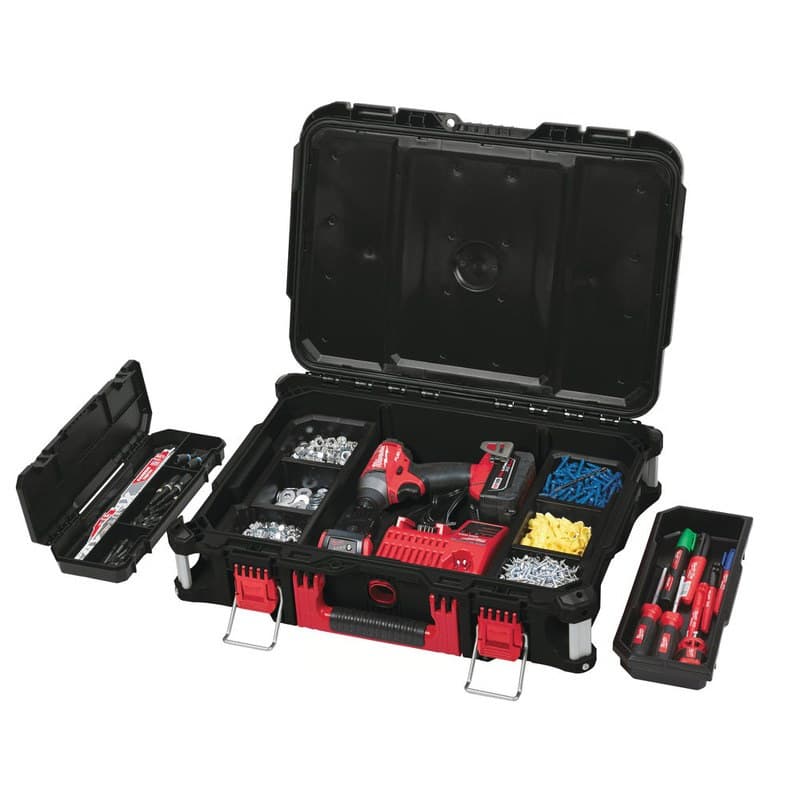 Milwaukee 4932464080 PACKOUT Tool Box 3 - 530mm Stackable Toolbox - Image 2