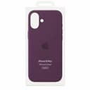 Genuine Apple iPhone 16 Plus Silicone Case with MagSafe Plum (Purple) MYYD3ZM/A thumbnail 1