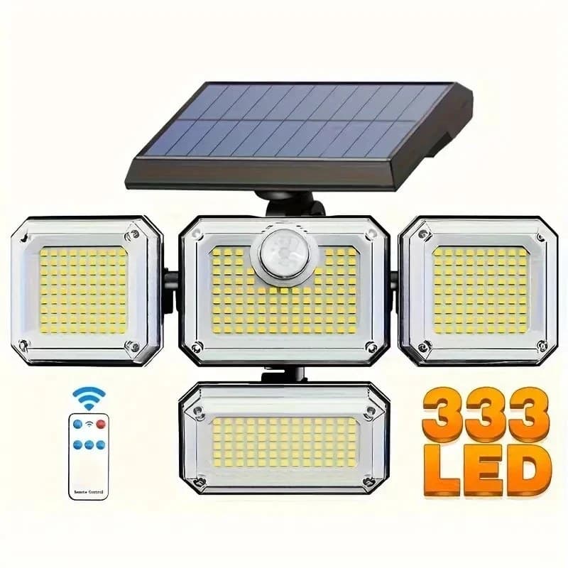 Solar LED Motion Sensor Security Light Outdoor Waterproof Wall Flood Garden Lamp