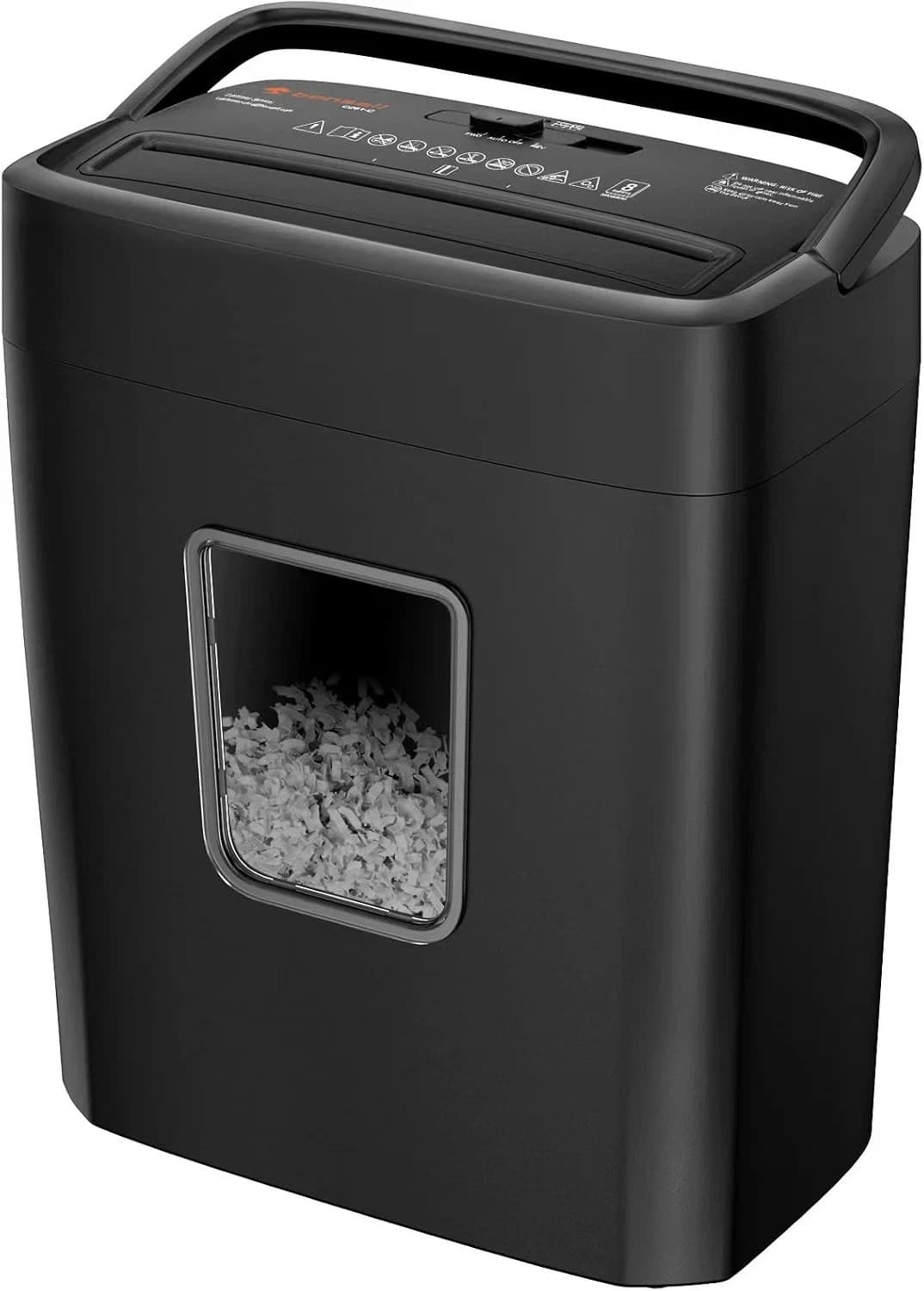 Bonsaii 8-Sheet Cross-Cut Paper Shredder for Home Office,P-4 Security C261-C