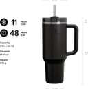 STANLEY 1913 Quencher H2.0 FlowState Tumbler 1.2L - Black thumbnail 6