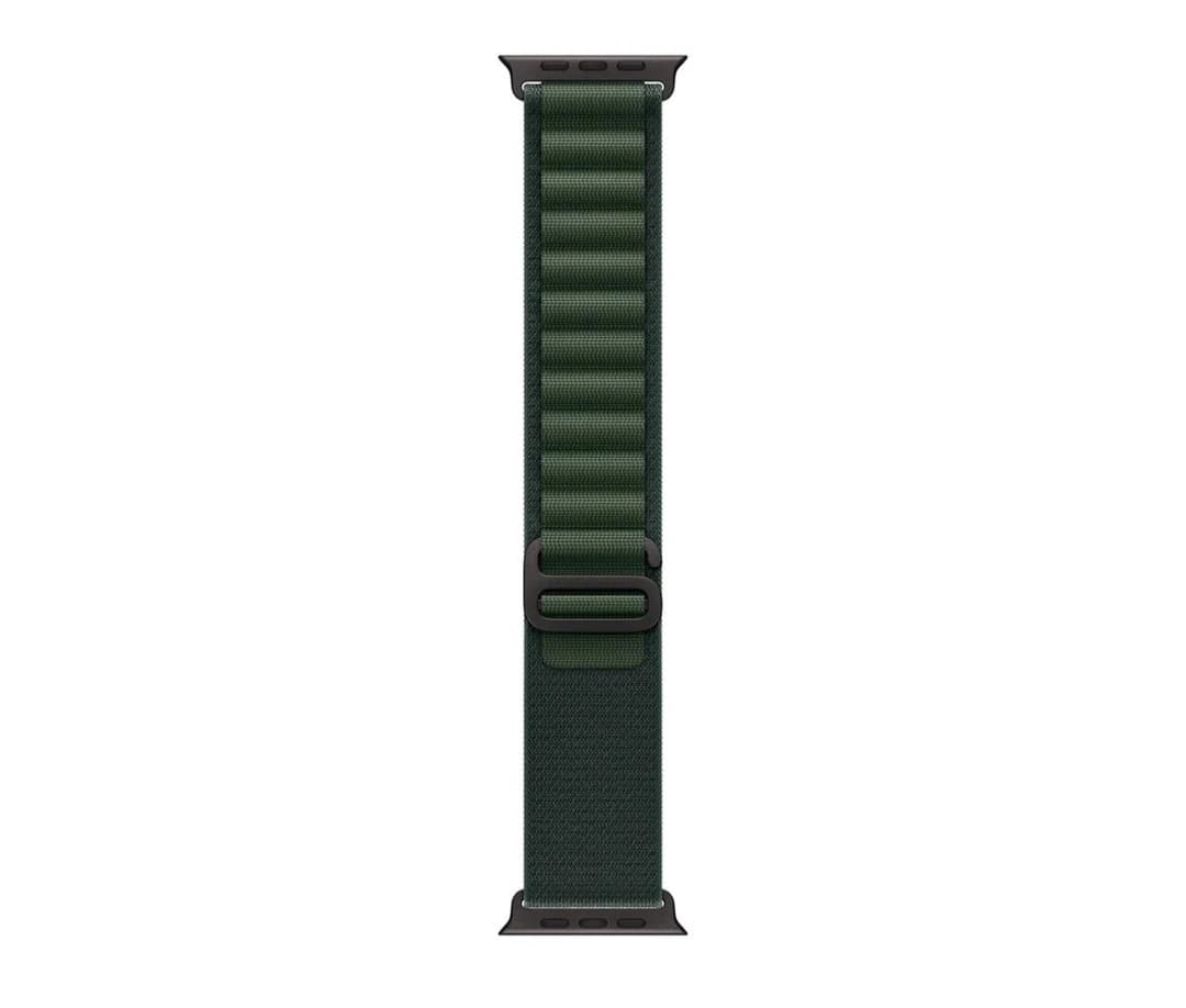 Genuine Apple Watch Ultra Alpine Loop Band Strap 49mm 46mm 45mm Dark Green Black Titanium - Image 4