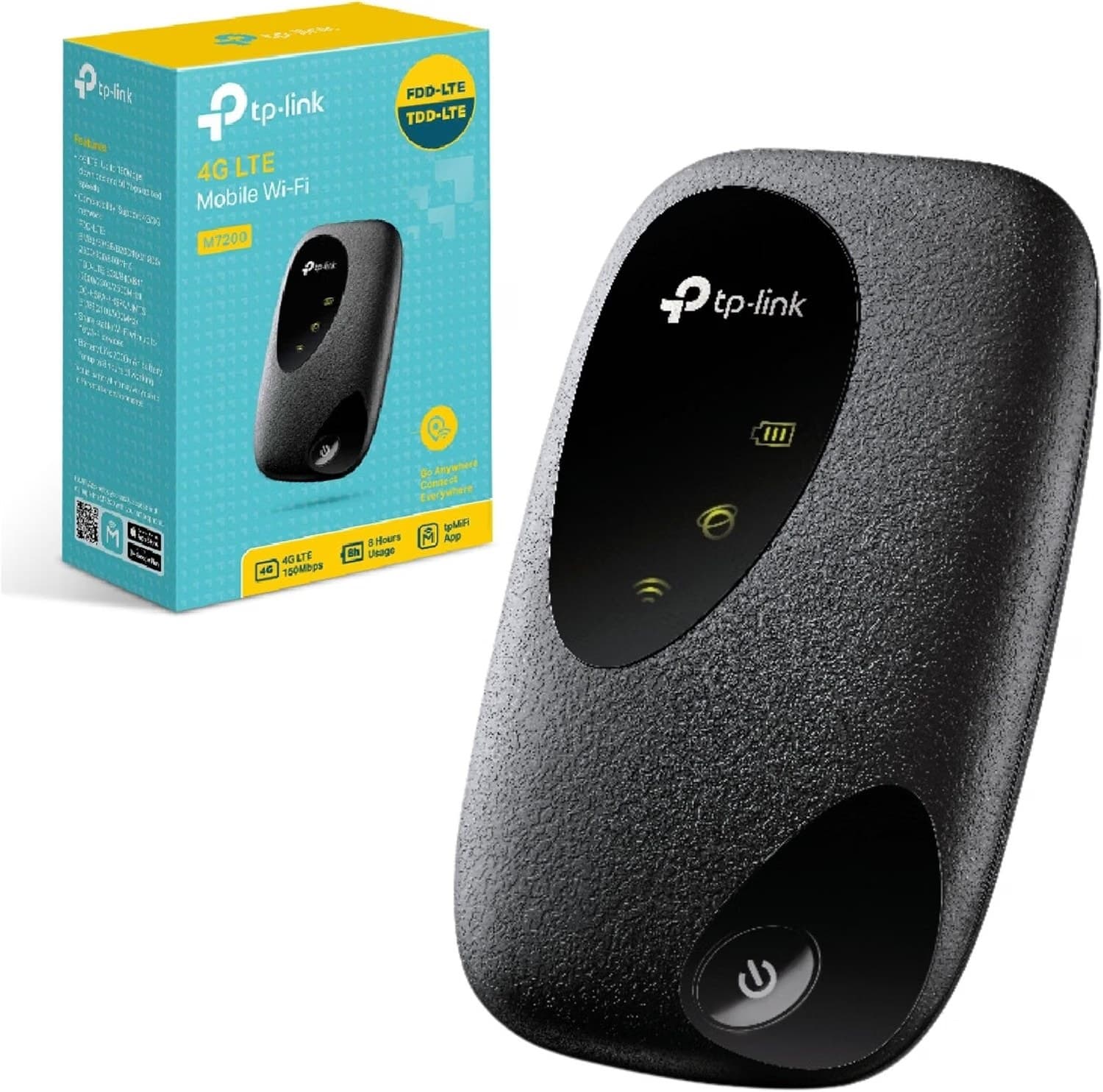 TP-Link 4G Cat4 LTE Travel Mobile Mi-Fi Hotspot, Connection with Up to 10 Devices, Compatible with Most of the Network