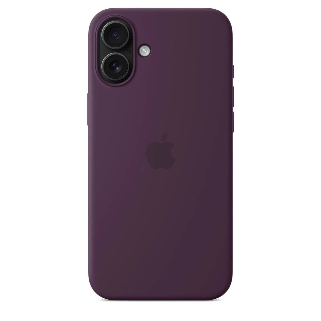 Genuine Apple iPhone 16 Plus Silicone Case with MagSafe Plum (Purple) MYYD3ZM/A - Image 6