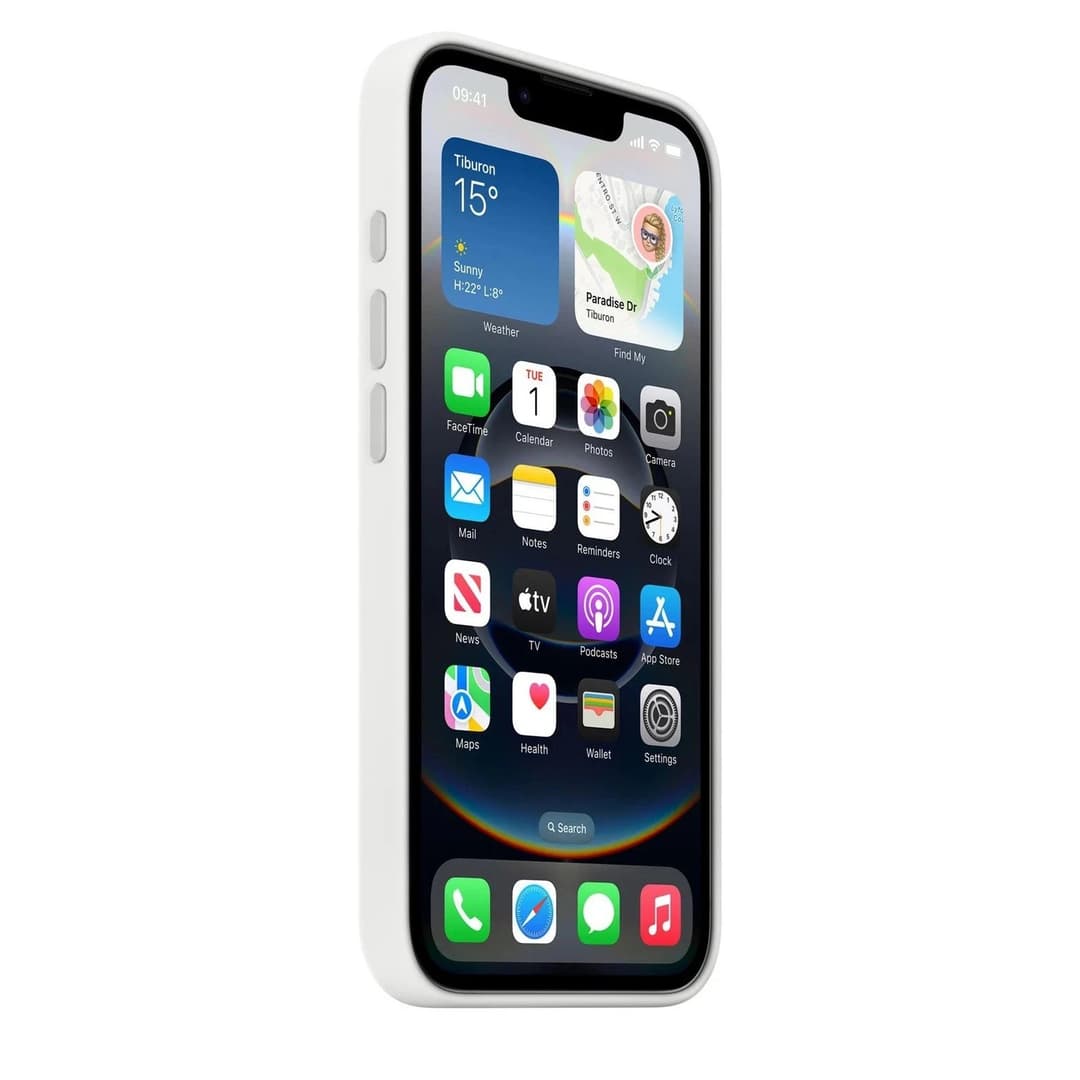 Genuine Official Apple iPhone 16e & 17e Silicone Case Cover Winter White - Image 4