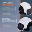 Knee Massager Joint Pain Relief, Massager with Heat, Cordless, Vibration, Electric Knee Brace Support Wrap for Home Office Use, Gifts for Women,Men, Mom,Dad thumbnail 6
