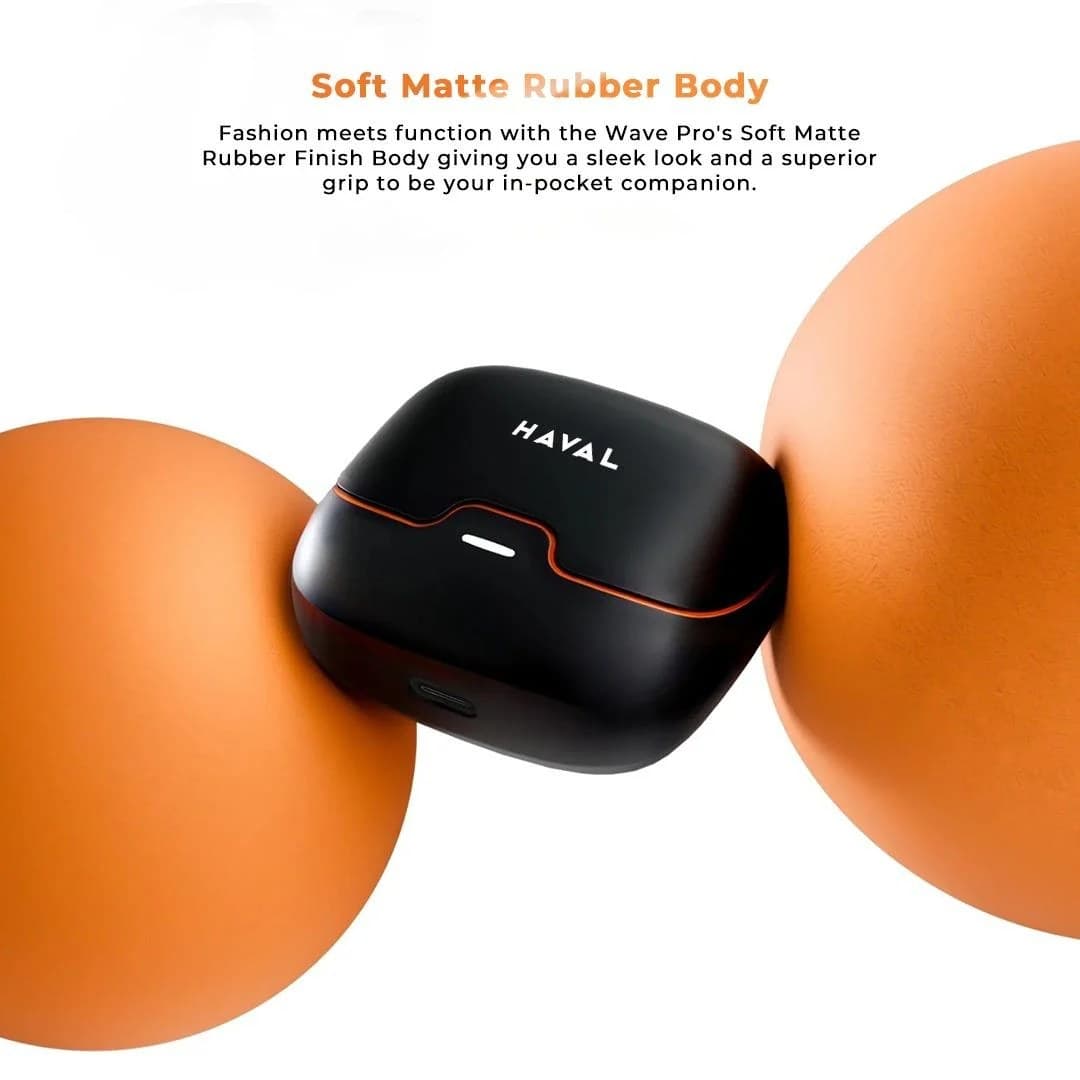 HAVAL Z40 Pro Wireless Earbuds, 4 ENC Noise Cancelling Mic,100h Playtime, Bluetooth 5.4 & IPX5 Waterproof, - Image 3