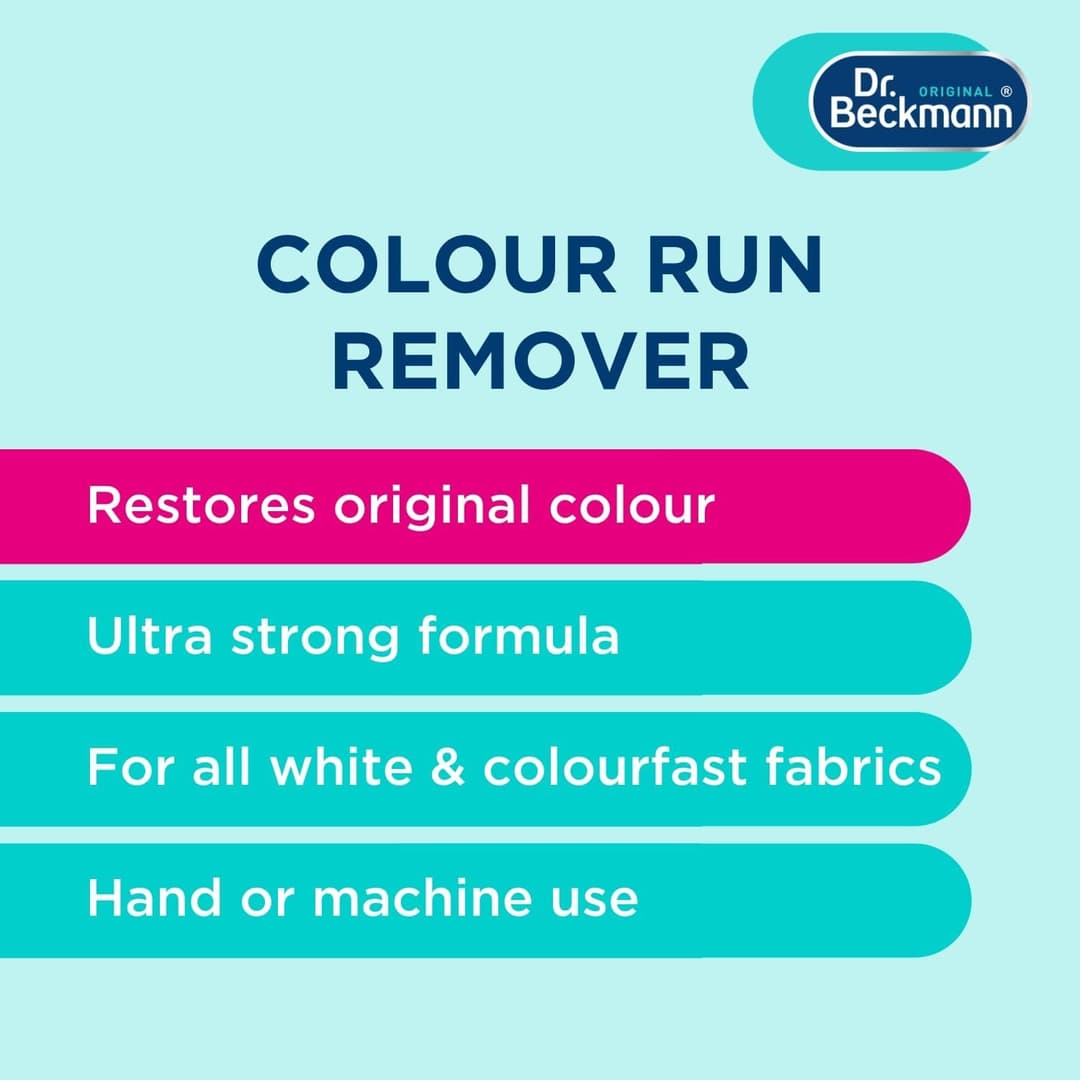 Dr. Beckmann, Colour Run Remover White, 1 Count - Image 4