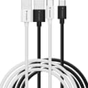 Verbatim Essentials Sync & Charge USB-A to C Cables (2 pack) Black & White,1m,18W QC, 480Mbps, Quick Charge 3.0 Support Up To 18W Charging thumbnail 1