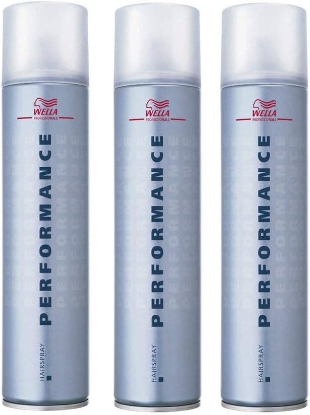 Wella Performance Hairspray 3x 500ml Professional Hair Styling Spray Long Hold - Image 1