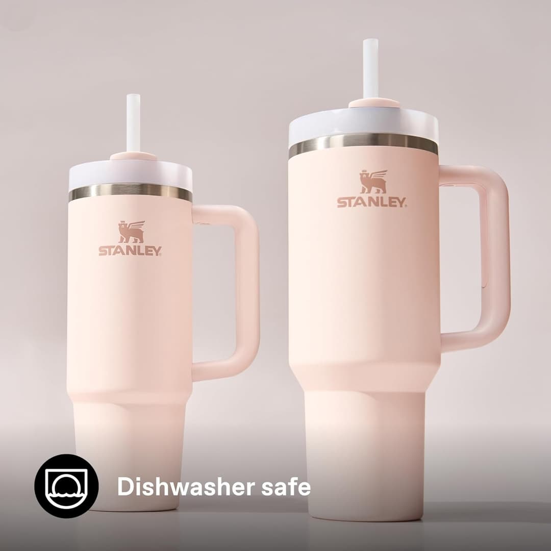STANLEY 1913 Quencher H2.0 FlowState Tumbler 1.2L - Rose Quartz - Image 3