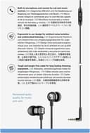 Sennheiser CX 300S Ear-Canal Headphones with Universal Smart Remote - Black, 508593 thumbnail 5
