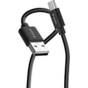 Verbatim Essentials Sync & Charge USB-A to C Cables (2 pack) Black & White,1m,18W QC, 480Mbps, Quick Charge 3.0 Support Up To 18W Charging thumbnail 3