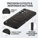 GENUINE SAMSUNG GALAXY S26+ Plus CARBON MAGNET CASE COVER (EF-KS947) - BLACK thumbnail 5