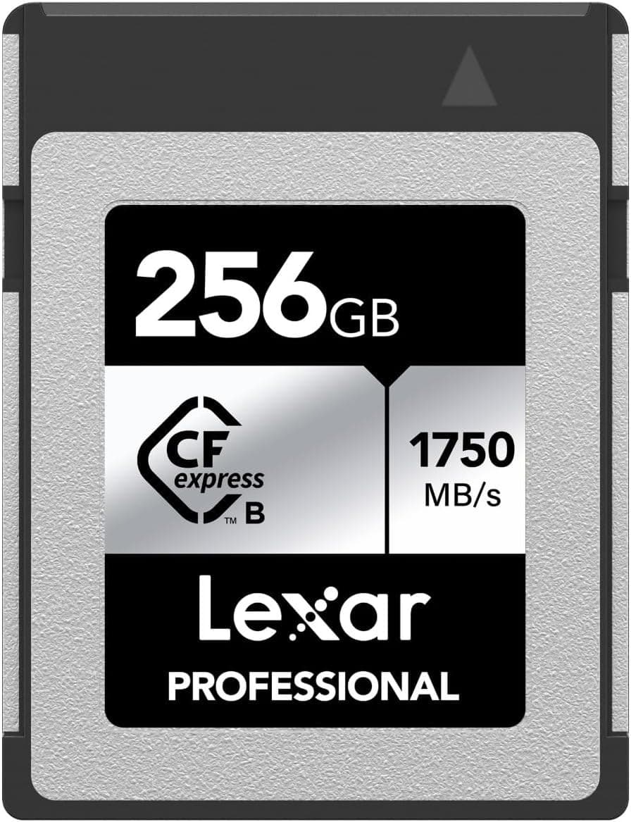 Lexar Professional Silver 256GB CFexpress Type B 1750MBs Read 1300MBs Write - Image 1