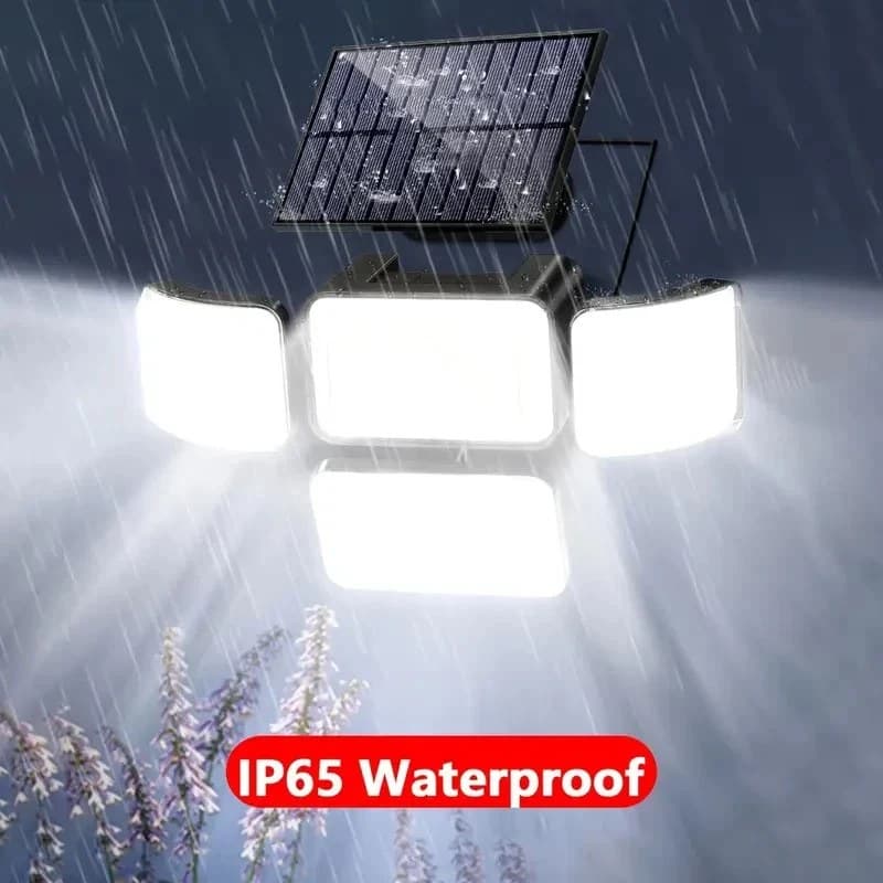 Solar LED Motion Sensor Security Light Outdoor Waterproof Wall Flood Garden Lamp - Image 8