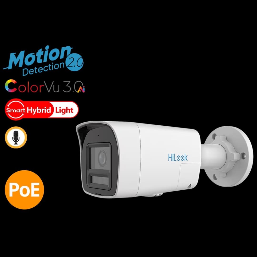 HiLook IPC-B149HAA-LU(2.8mm) 4 MP ColorVu 3.0 Fixed Bullet Network Camera 2.8mm - Image 1