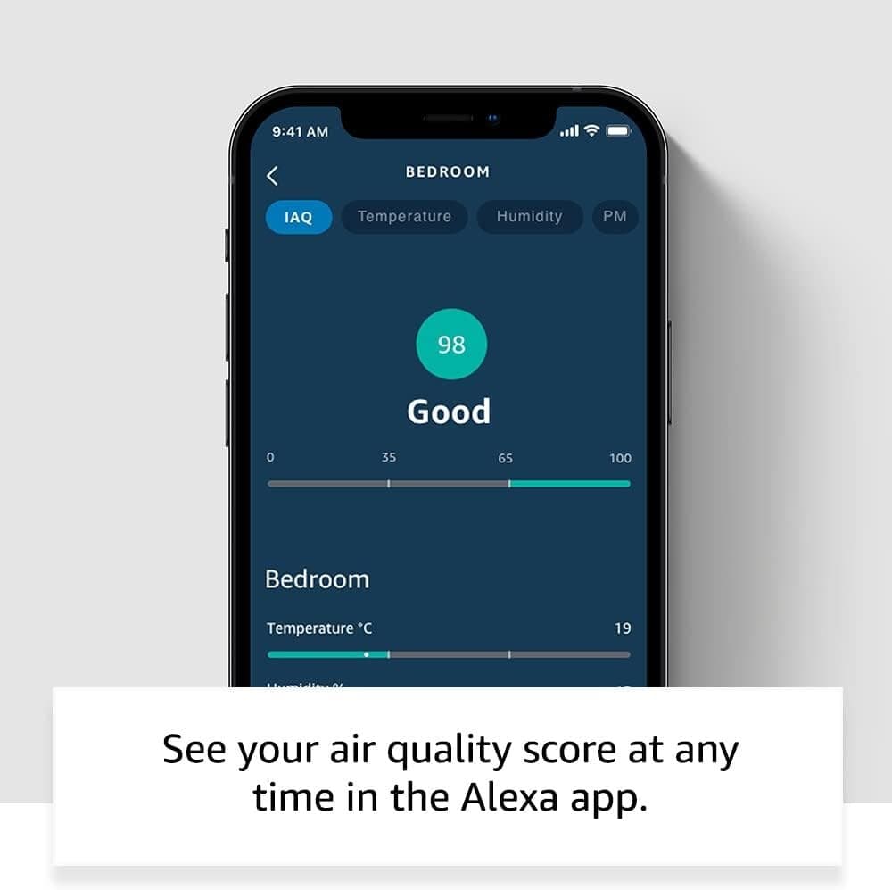 Amazon Smart Air Quality Monitor (Newest gen) | Know your air, Works with Alexa - Image 4