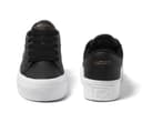 Lacoste Ziane Platform Womens Leather Trainers Black White Gold UK Size 4 thumbnail 5