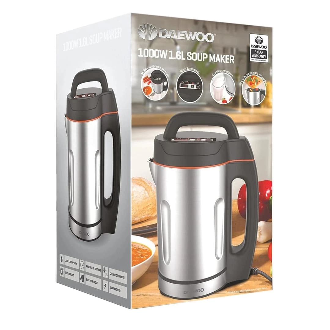 Daewoo Smoothie & Soup Maker Large Family Size Drink Soup Maker 1.6L - Image 8