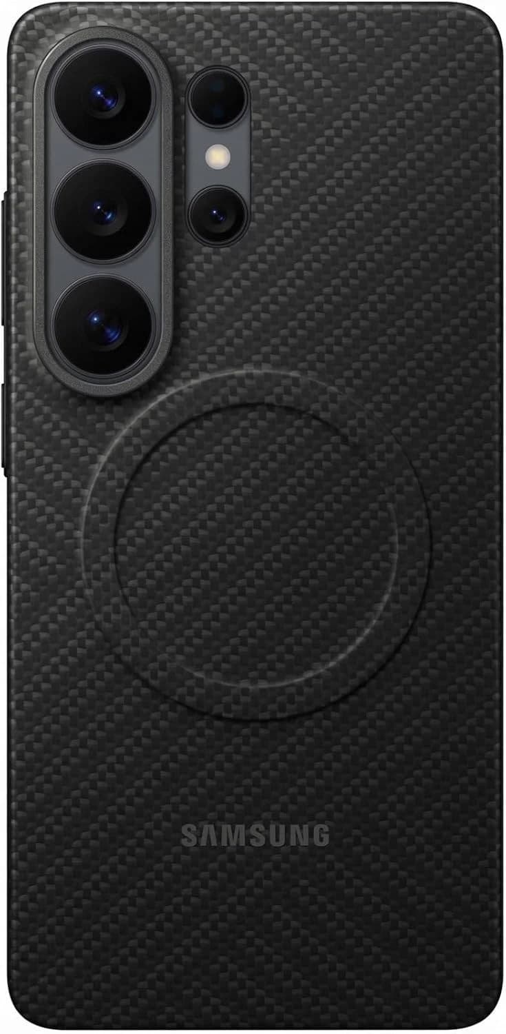 GENUINE SAMSUNG GALAXY S26 Ultra CARBON MAGNET CASE COVER BLACK - Image 1