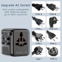 HAVAL 25W FAST CHARGER+UNIVERSAL ADAPTER , COMES WITH 2 USB-C, 1 USB-A PORT thumbnail 2