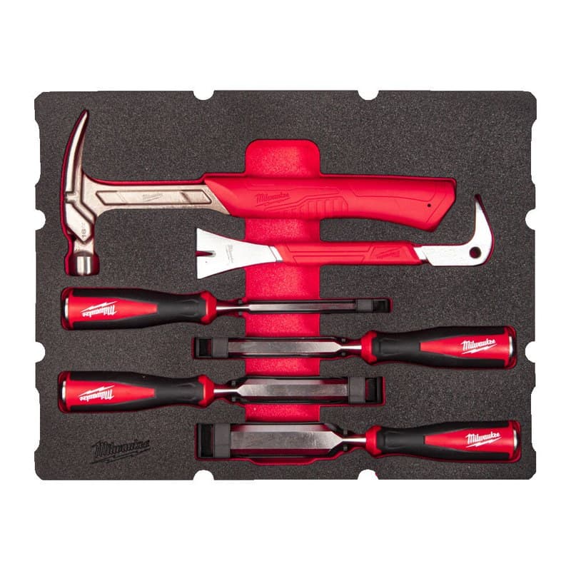 Milwaukee 4932493641 6pc Packout Drawer Woodworking Foam Insert Set - Image 1
