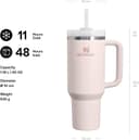 STANLEY 1913 Quencher H2.0 FlowState Tumbler 1.2L - Rose Quartz thumbnail 7