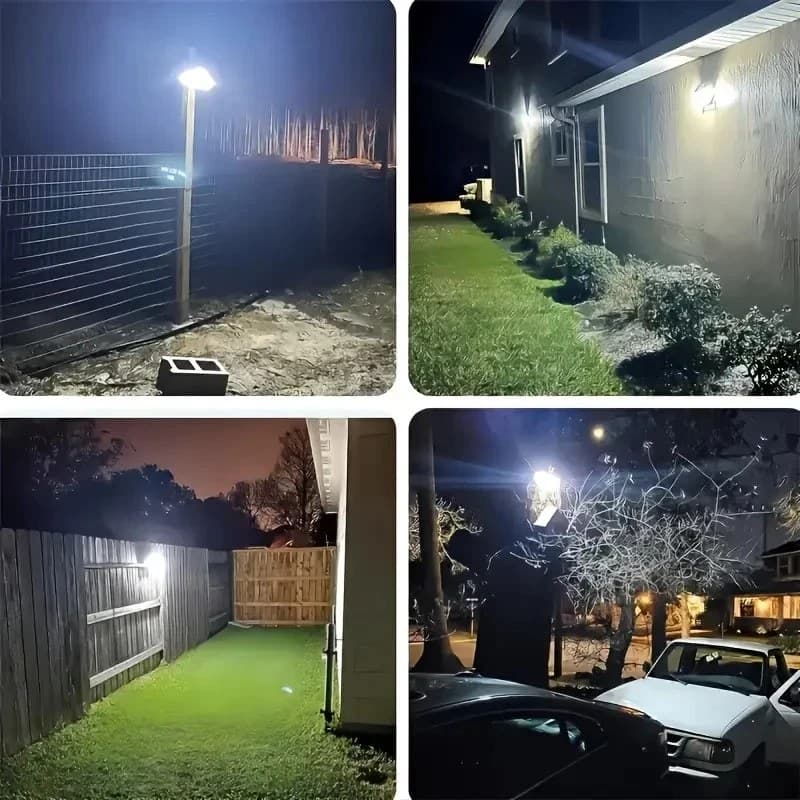 Solar LED Motion Sensor Security Light Outdoor Waterproof Wall Flood Garden Lamp - Image 3
