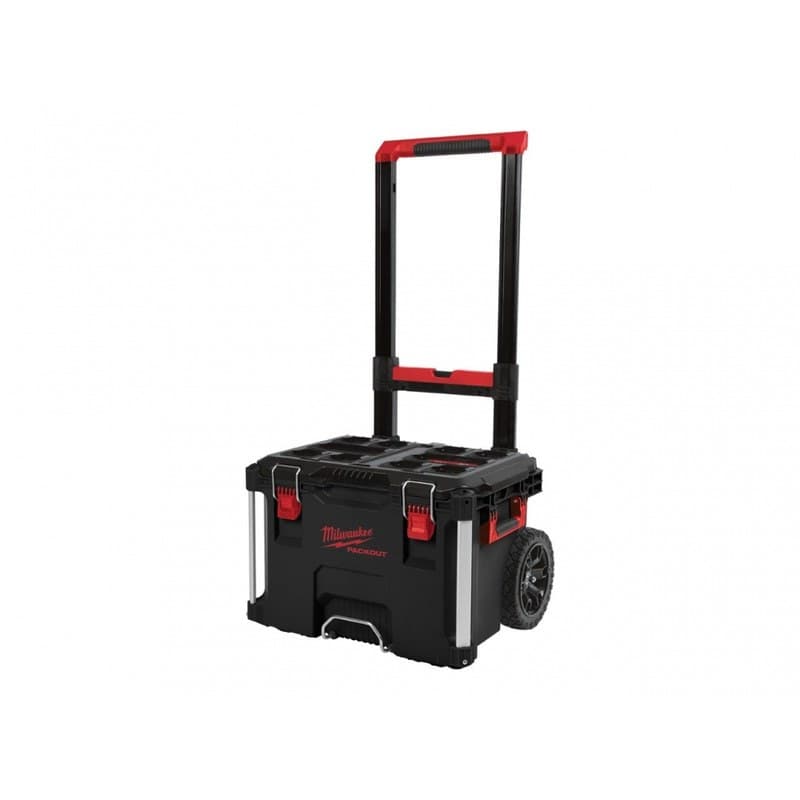 Milwaukee 4932464078 PACKOUT Trolley Box - 113kg Capacity, 228mm All-Terrain Wheels