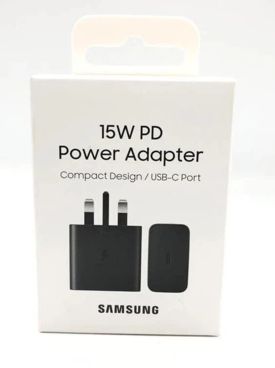 Samsung Galaxy Official 15W Adaptive Fast Charger USB-C (Without cable) Black - Image 2